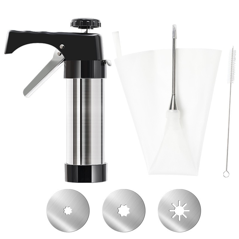 Churros Maker Gun - Churro-Maker-Set mit manueller Extruderpistole, spanischer Donut-Maker,