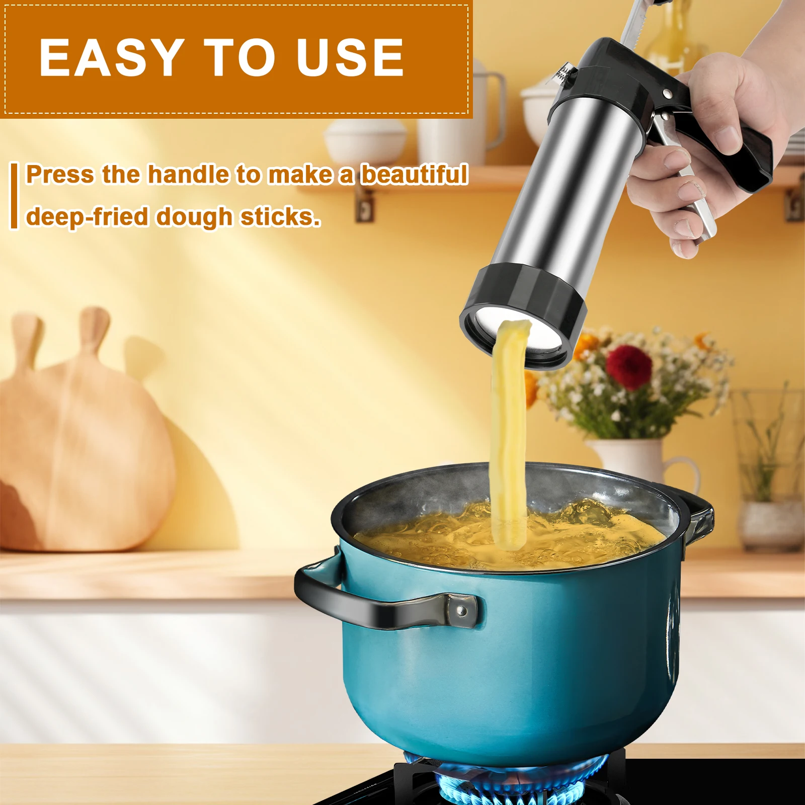 Churro-Maschine, Kekspresse, S – Churros Maker Gun Bewertung und Preis