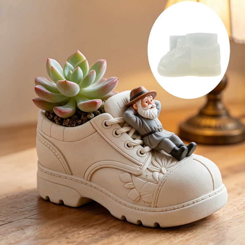 Weihnachtsmann-Schuh-Sukkulent – Potsticker Mold Bewertung und Preis