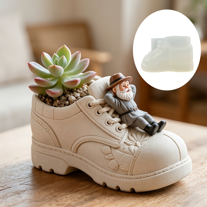 Weihnachtsmann-Schuh-Sukkulent – Potsticker Mold Bewertung und Preis